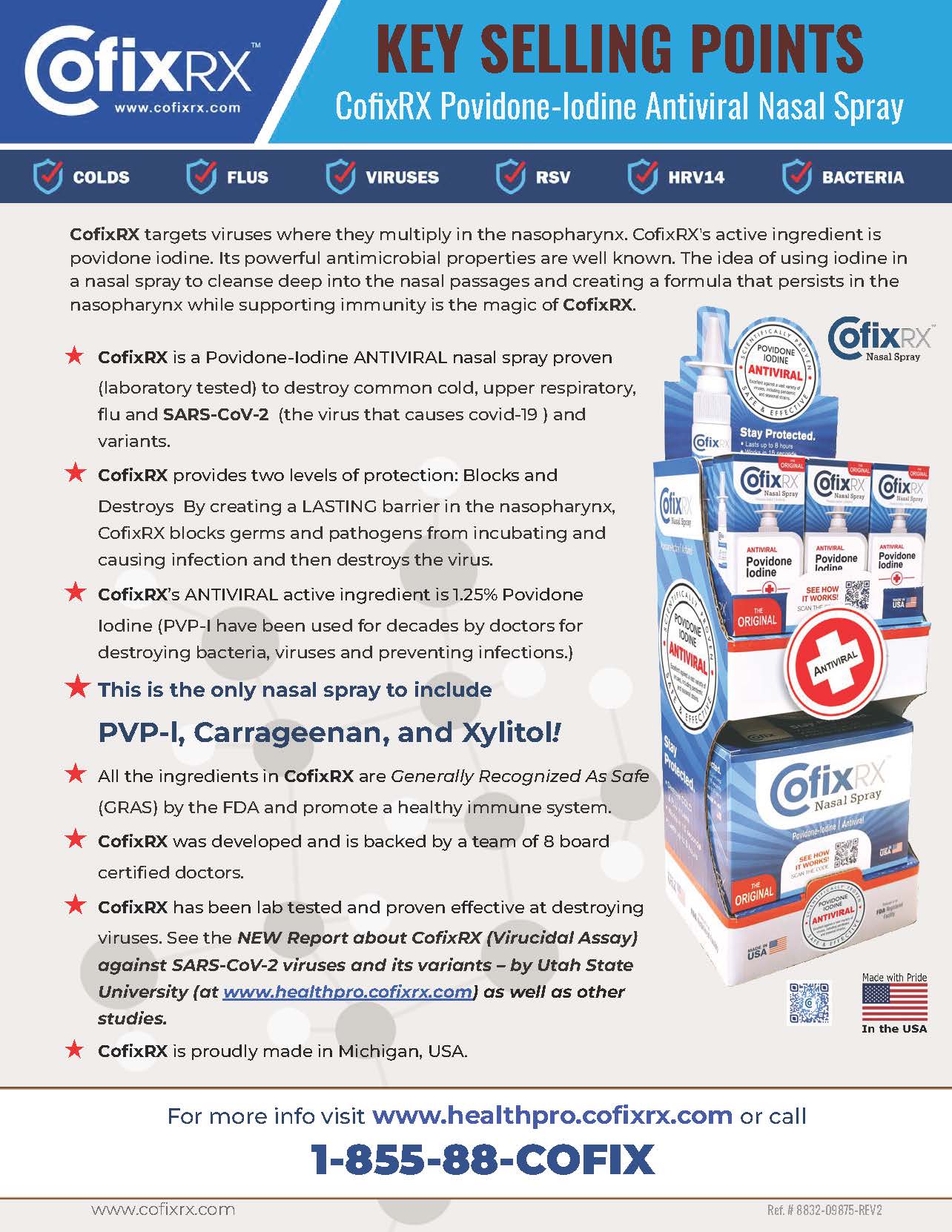 CofixRX Key Selling Points